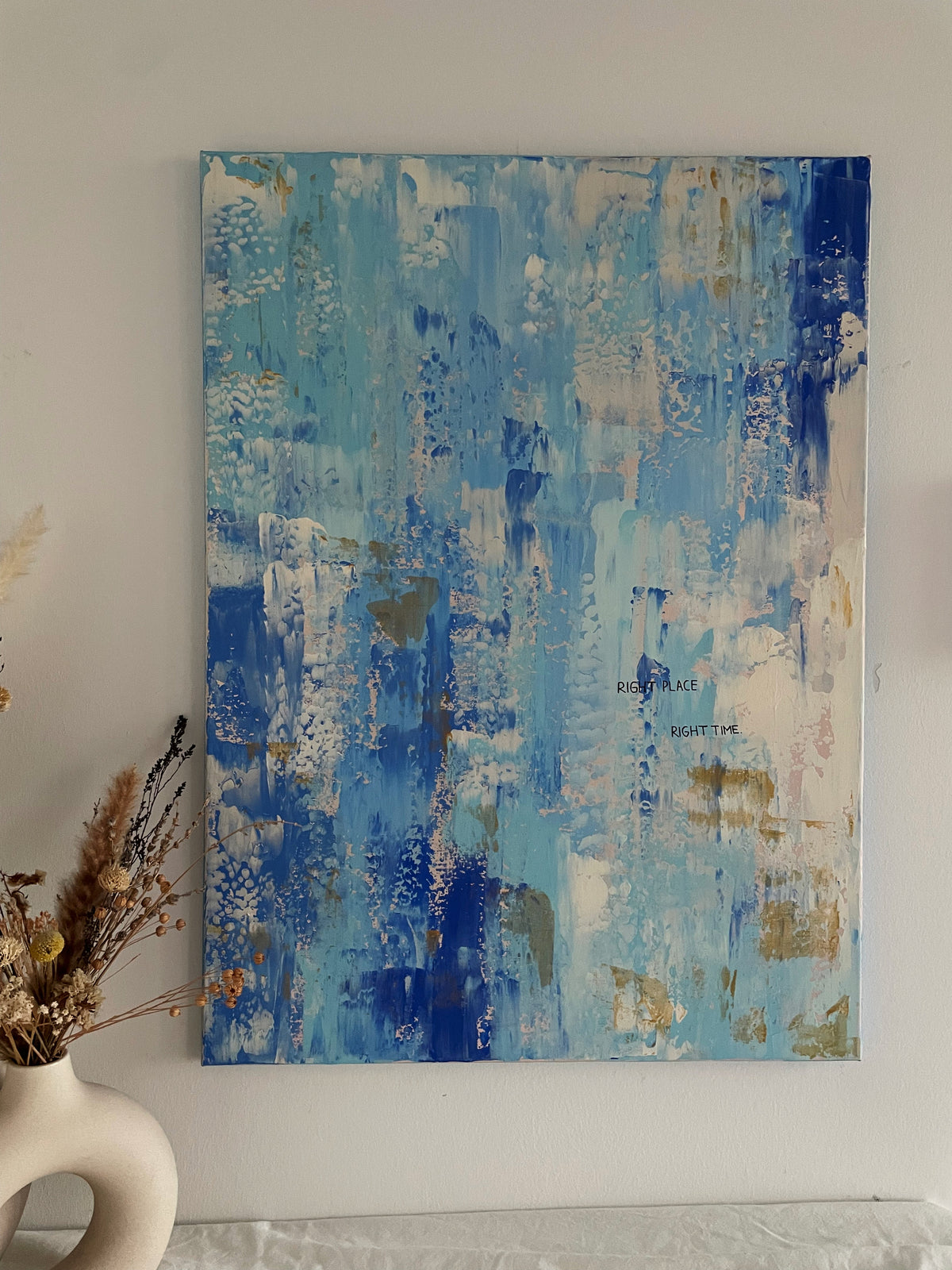 Right Place, Right Time - Blau