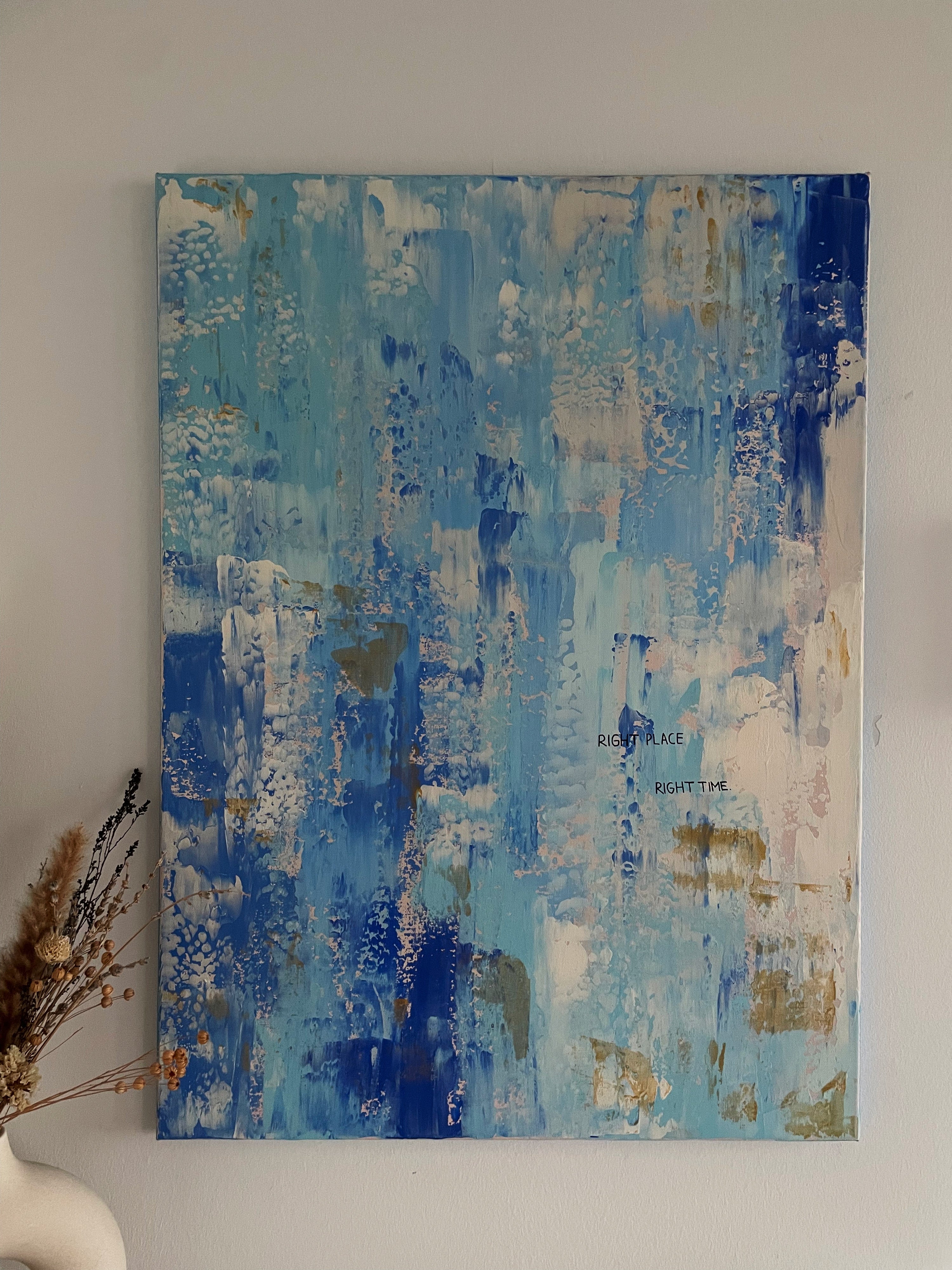 Right Place, Right Time - Blau