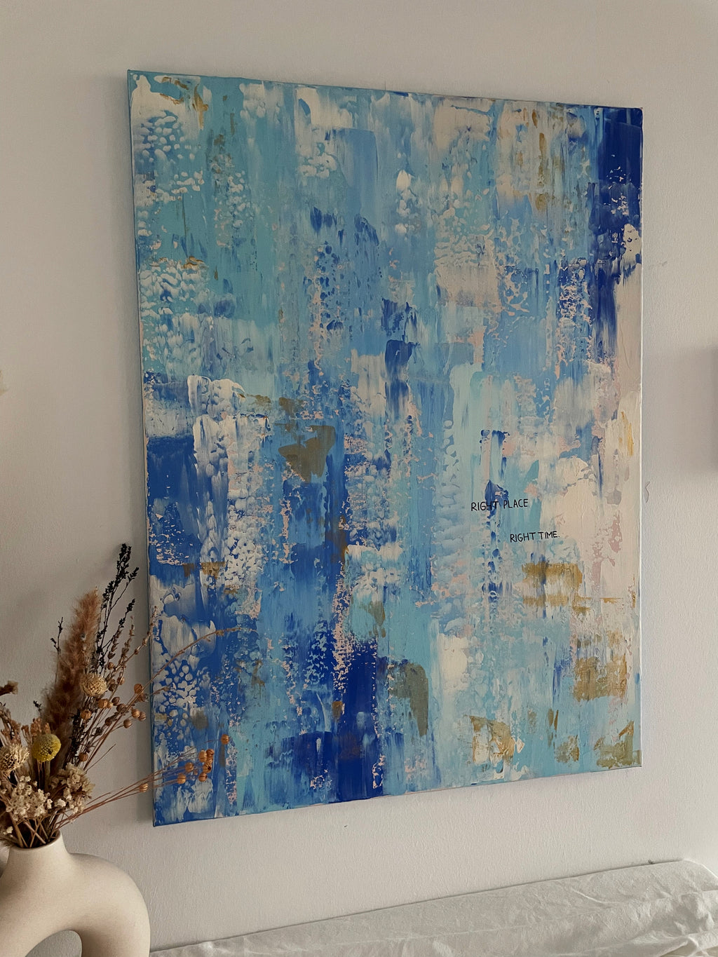 Right Place, Right Time - Blau