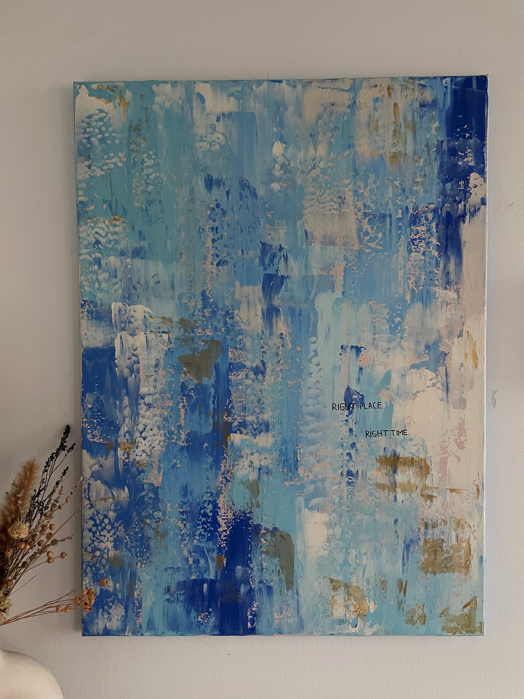 Right Place, Right Time - Blau