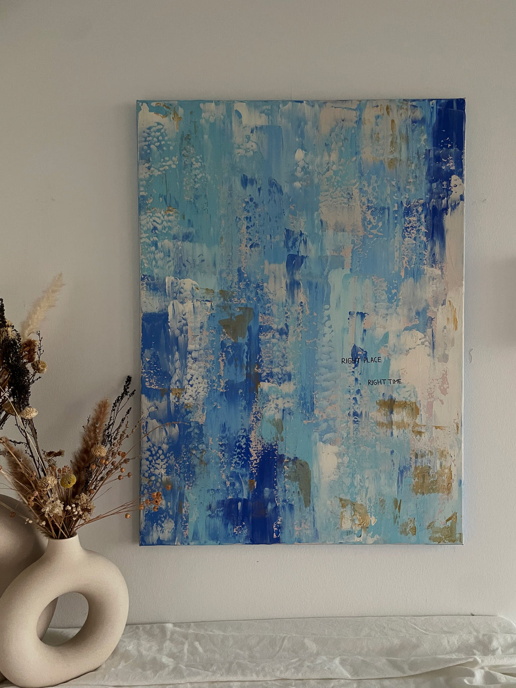 Right Place, Right Time - Blau