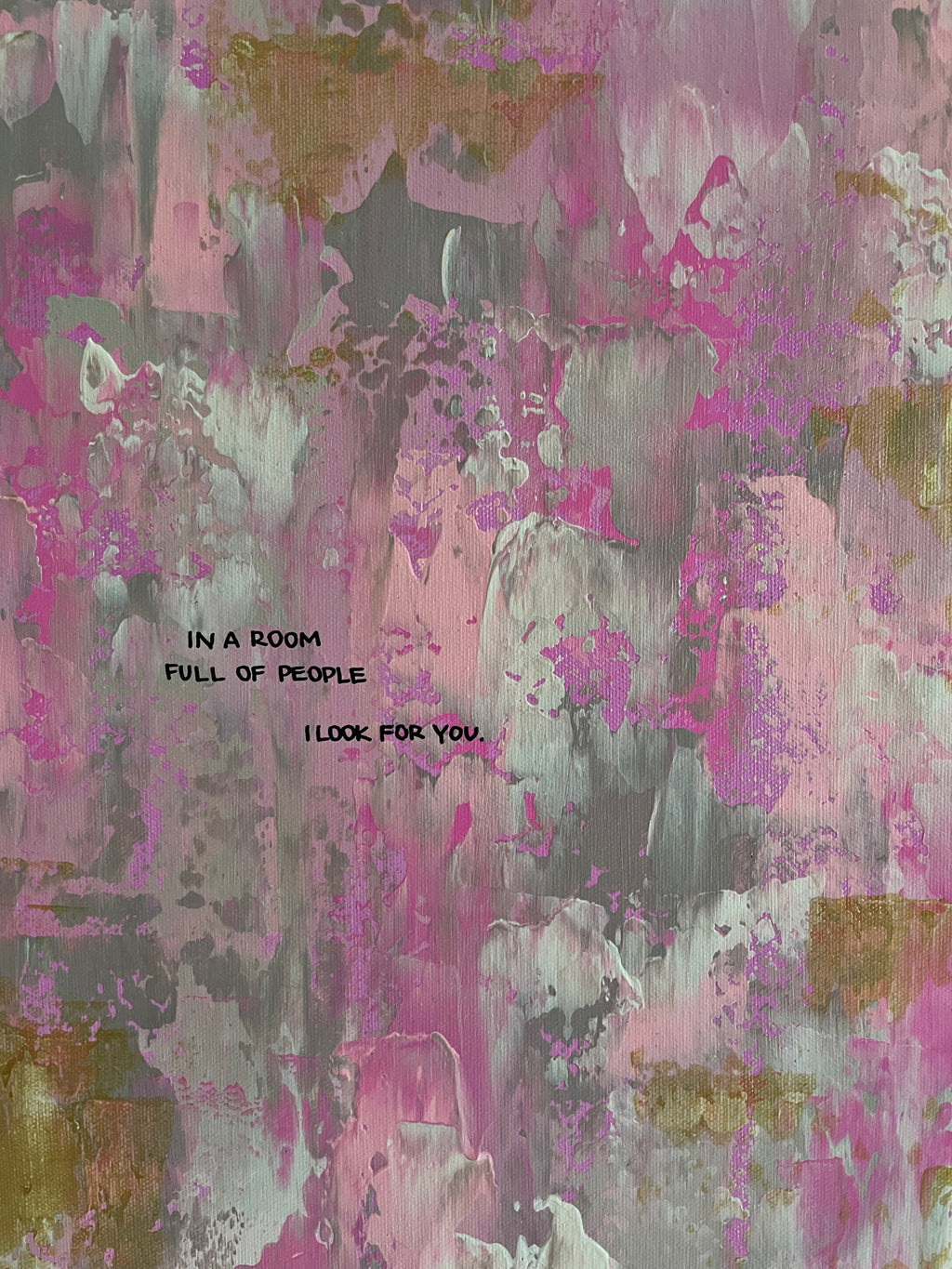 In A Room - Gold Grau