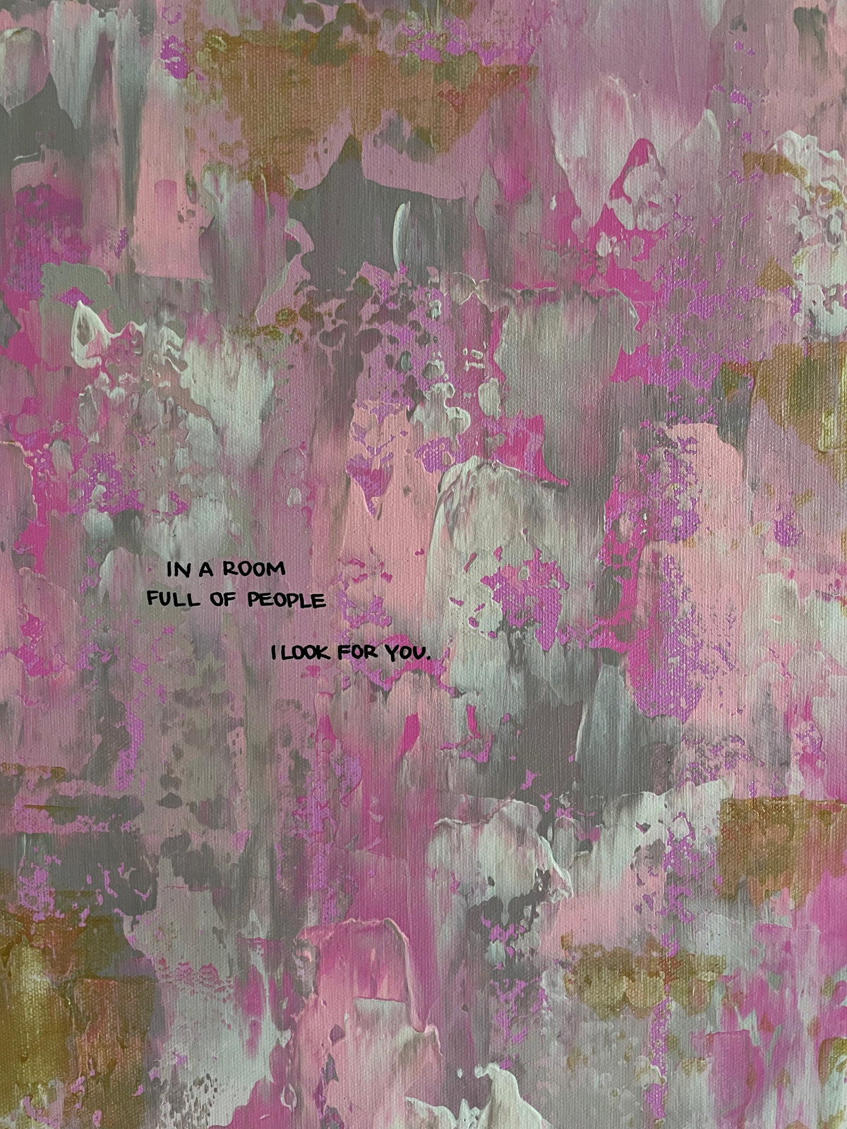 In A Room - Gold Grau