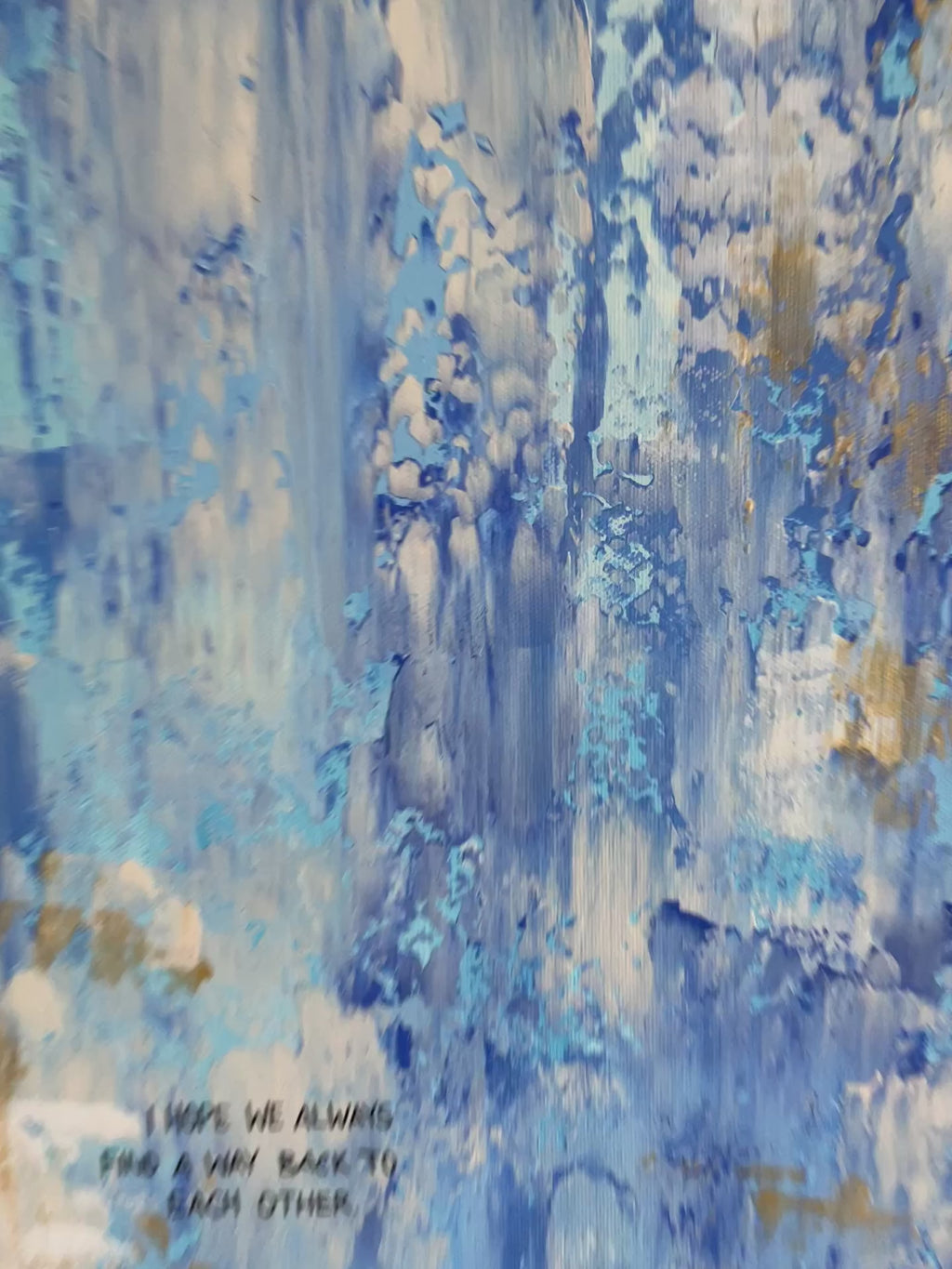 Back To Each Other - Blau